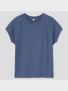 Smooth Cotton French Sleeve T-Shirt