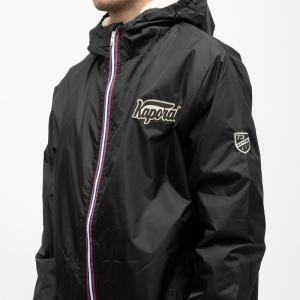 Rain hooded jacket